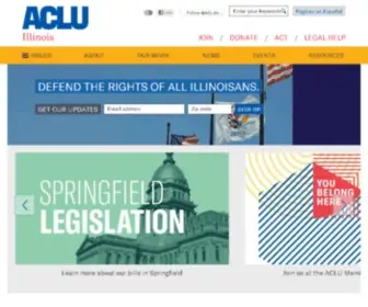 Aclu-IL.org(ACLU of Illinois) Screenshot
