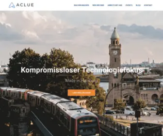 Aclue.de(START) Screenshot