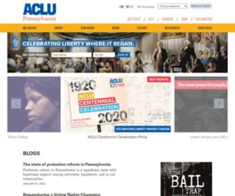 Aclupa.org(ACLU Pennsylvania) Screenshot