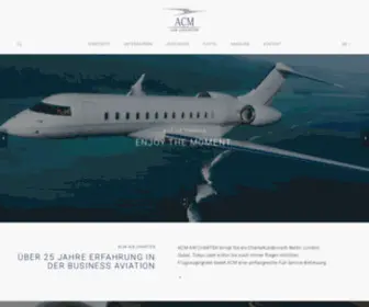 ACM-Air-Charter.de(Startseite) Screenshot