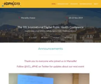 ACM-Digitalhealth.org(Digital Public Health 2019) Screenshot