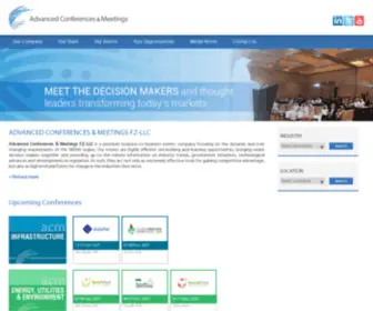 ACM-Events.com(Advanced Conferences & Meetings) Screenshot