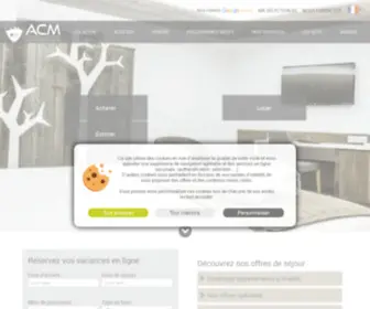 ACM-Immobilier.fr(Immobilier à Les Gets) Screenshot