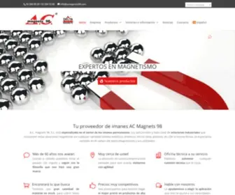 Acmagnets98.com(Proveedor de imanes en Barcelona) Screenshot