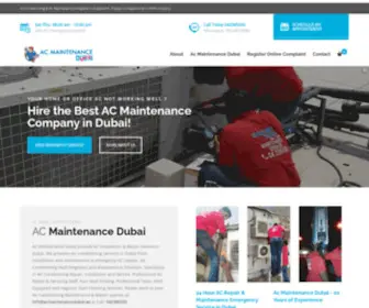 Acmaintenancedubai.ae(Ac Maintenance Dubai and Ac Repair Services in Dubai) Screenshot