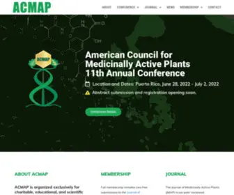 Acmap.org(The primary purpose of ACMAP) Screenshot