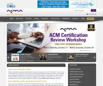 Acmaweb.org(ACMA) Screenshot