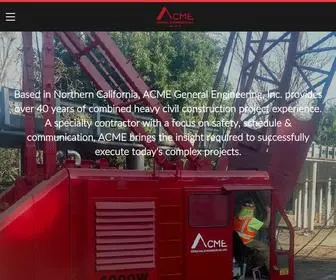 Acme-GE.com(ACME General Engineering) Screenshot