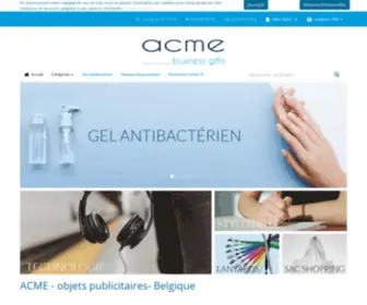 Acme.be(Objets publicitaires Rixensart) Screenshot