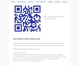 Acme.codes(Secure QR Code Generator with animations) Screenshot