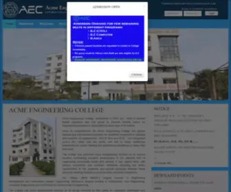 Acme.edu.np(Acme Engineering College) Screenshot