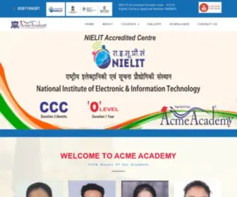 Acmeacademy.co.in(Best Educational Institute) Screenshot