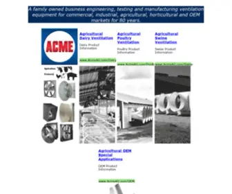 Acmeag.com(Acme Engineering & Manufacturing) Screenshot