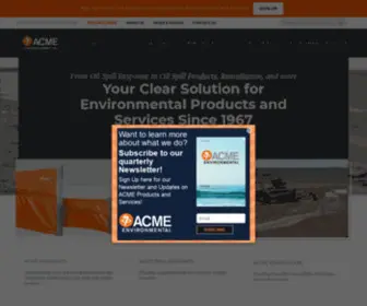 Acmeboom.com(ACME Environmental) Screenshot