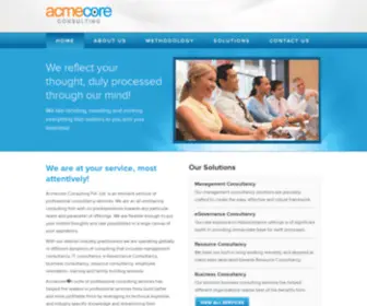 Acmecore.com(Acmecore Consulting Pvt) Screenshot