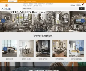Acmecorp.com(Acme Furniture) Screenshot
