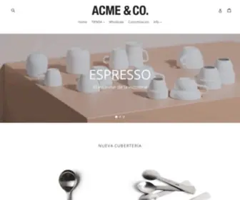 Acmecups.es(ACME España) Screenshot