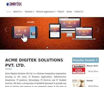 Acmedigitek.com(ACME DIGITEK) Screenshot