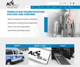 Acmedtran.com(⚕️ Reliable medical transportation services in Chicago) Screenshot