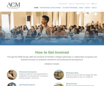 ACM.edu(The associated colleges of the midwest (acm)) Screenshot