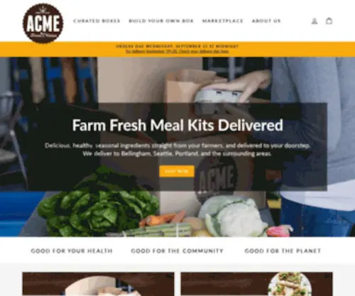 Acmefarmsandkitchen.com(ACME Farms) Screenshot