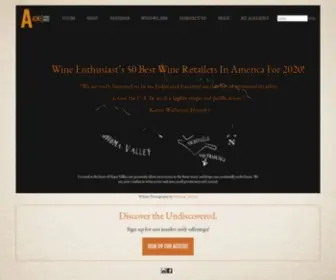 Acmefinewines.com(ACME Fine Wines) Screenshot