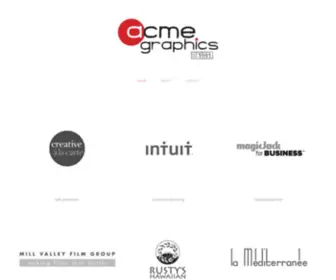 Acmegraphics.net(Acme Graphics) Screenshot