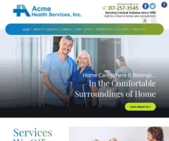 Acmehhc.com(Home Health Care in Indianapolis) Screenshot