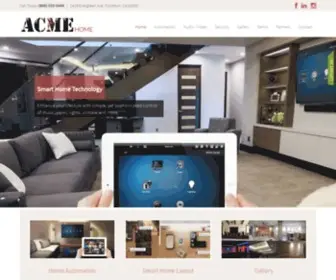 Acmehome.com(ACME Home Automation & Audio Video Systems) Screenshot