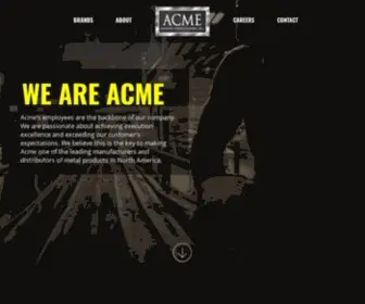 Acmemfgco.com(Acme Manufacturing) Screenshot