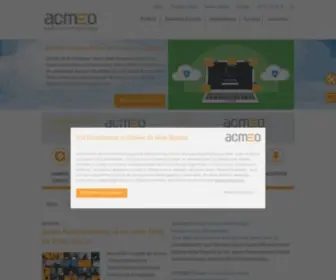 Acmeo.de(Die gute Cloud und Seminare für Systemhäuser) Screenshot