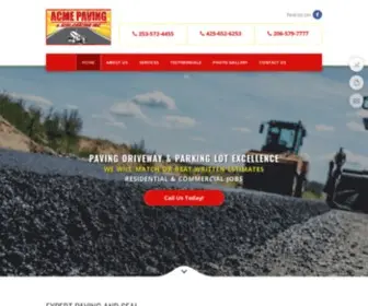 Acmepavinginc.com(Acme Paving & Seal Coating) Screenshot