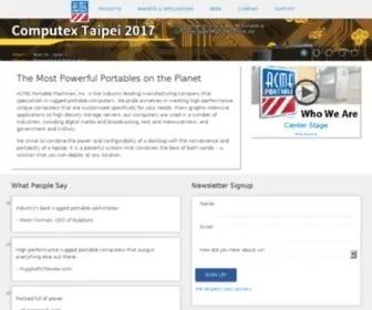 Acmeportable.com(The Most Powerful Portables On The Planet) Screenshot