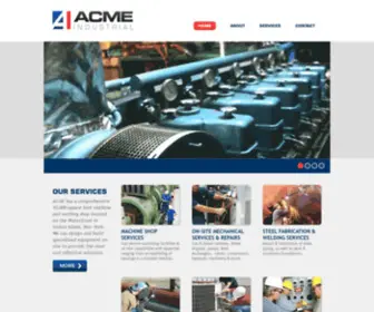 Acmerepair.com(Industrial, Commercial & Marine Repairs & Mechanical Services) Screenshot