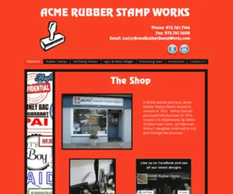 Acmerubberstampworks.com(Acme Rubber Stamps) Screenshot