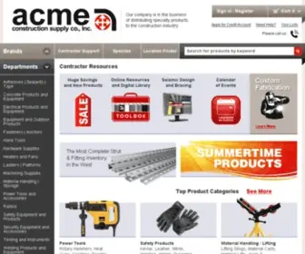 Acmetool.com(Acme Construction Supply) Screenshot