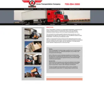 Acmetran.com(Acme Transportation Company) Screenshot