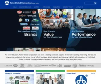 Acmeunited.com(Acme United Corporation Acme United) Screenshot