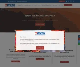Acmevisa.com(ACME VISA) Screenshot