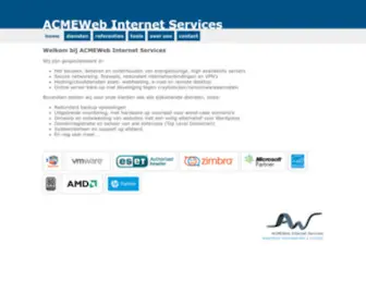 Acmeweb.nl(ACMEWeb Internet Services) Screenshot