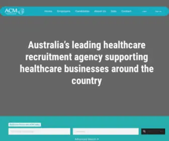 Acmhealthcare.com.au(ACM Healthcare) Screenshot