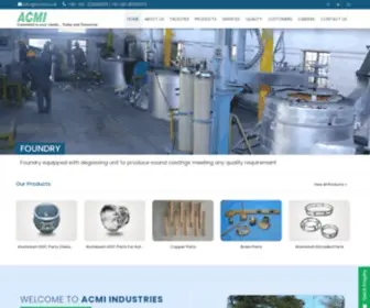 Acmi.co.in(ACMI Industries) Screenshot