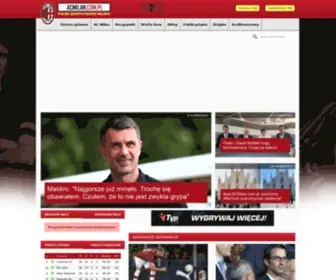 Acmilan.com.pl(AC Milan) Screenshot