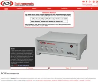 Acminstruments.com(ACM Instruments) Screenshot