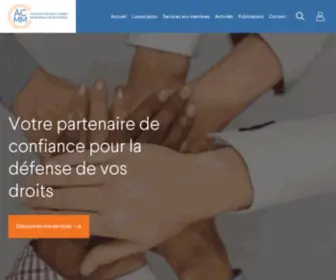 ACMM.qc.ca(Association des cadres municipaux de Montréal) Screenshot