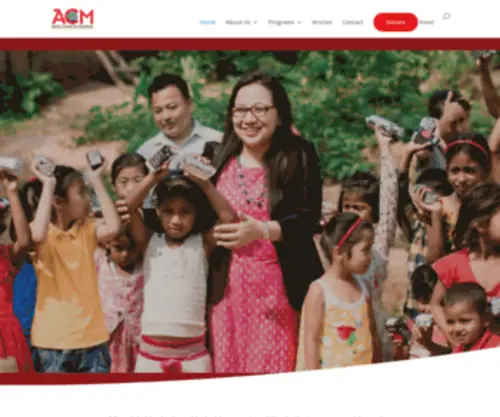 Acmnet.org(Asian Center for Missions) Screenshot