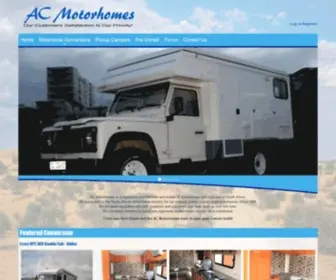 Acmotorhomes.co.za(AC Motorhomes HOME) Screenshot