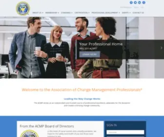 Acmpglobal.org(Association of Change Management Professionals) Screenshot