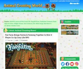 Acnewleaf.com(Animal Crossing World) Screenshot