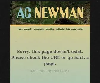 Acnewman.net(AC Newman) Screenshot
